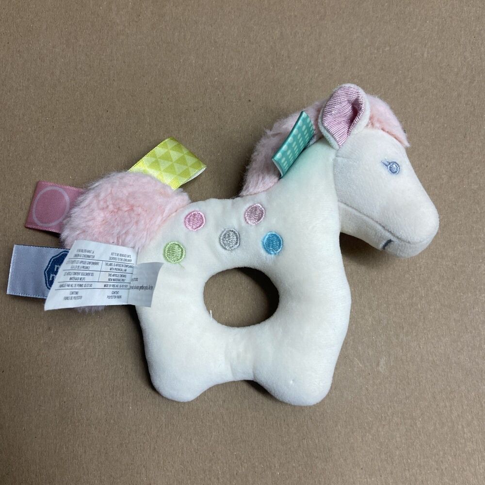 Taggies Signature Collection Fox Rattle Baby Toy Mary Meyer Stuffed Plush Floral